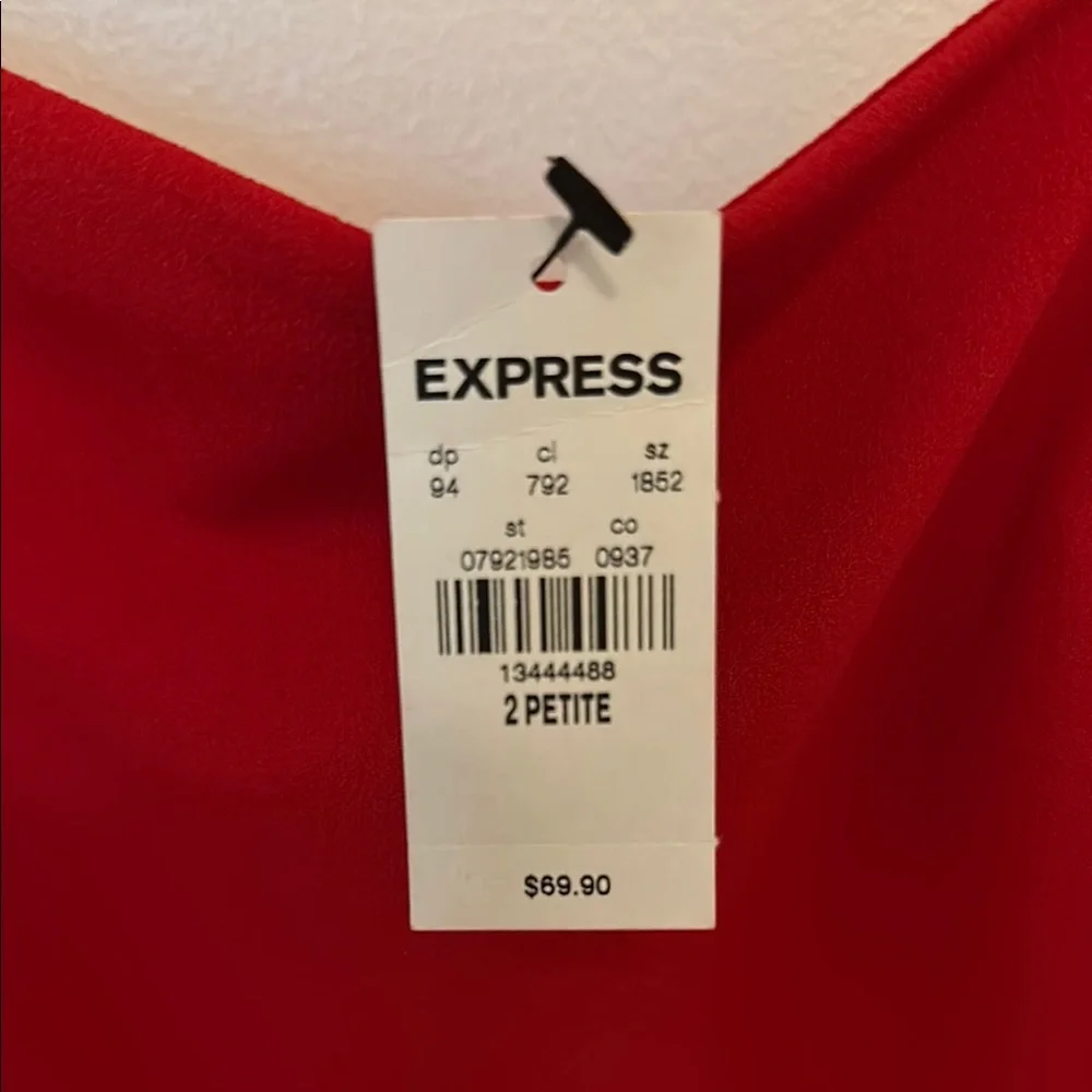 NWT Express Classy Red Dress - Picture 2 of 4